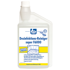 Dr. Becher Desinfektions-Reiniger 1 l super F6000 mit Dosierkopf